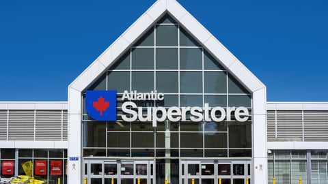 Outside a Real Atlantic Superstore in Halifax. 