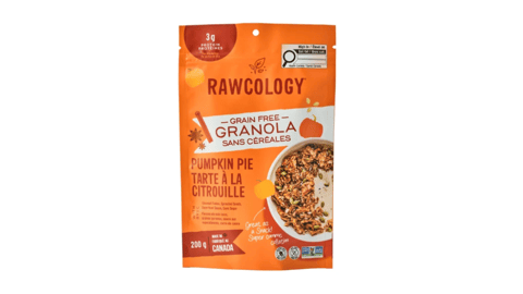 Bag of Rawcology Pumpkin Pie Grain Free Granola