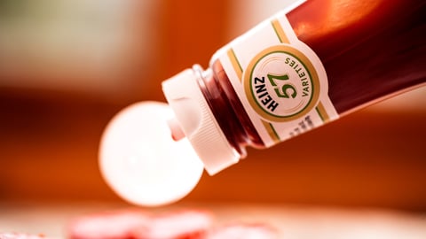 DORKOVO, BULGARIA - NOVEMBE:R 13, 2017: Heinz Ketchup Bottle macro view; Shutterstock ID 754918099