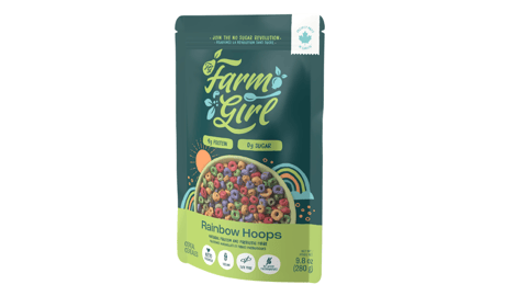 Farm Girl’s Rainbow Hoops Cereal