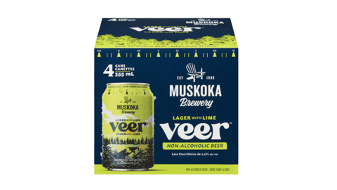 Case of Muskoka Veer Lager with Lime 