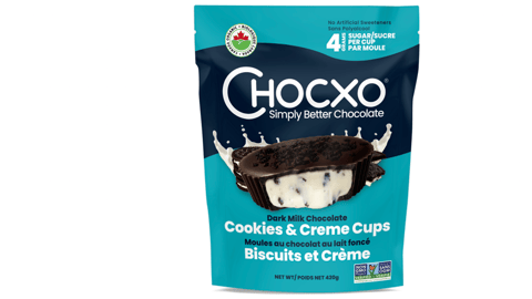Pack of Chocxo's Dark Milk Chocolate Cookies & Creme Cups