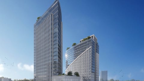 Renderings of Lark and ICT Group’s City Centre 4 & 5 Buildings.