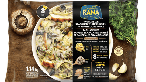 Rana brand Tagliatelle Seasoned White Chicken & Mushroom Sauce recalled due to Listeria monocytogenes