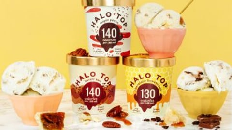 Halo Top launches exclusively Canadian pint collection, featuring Butter Tart, Maple Pecan and Chocolate Honeycomb. (CNW Group/Halo Top Creamery)