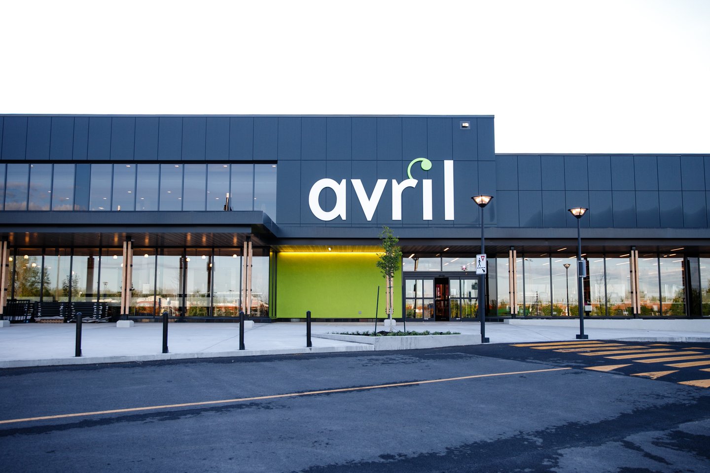 Outside of Avril Supermarché's ninth location opening this summer