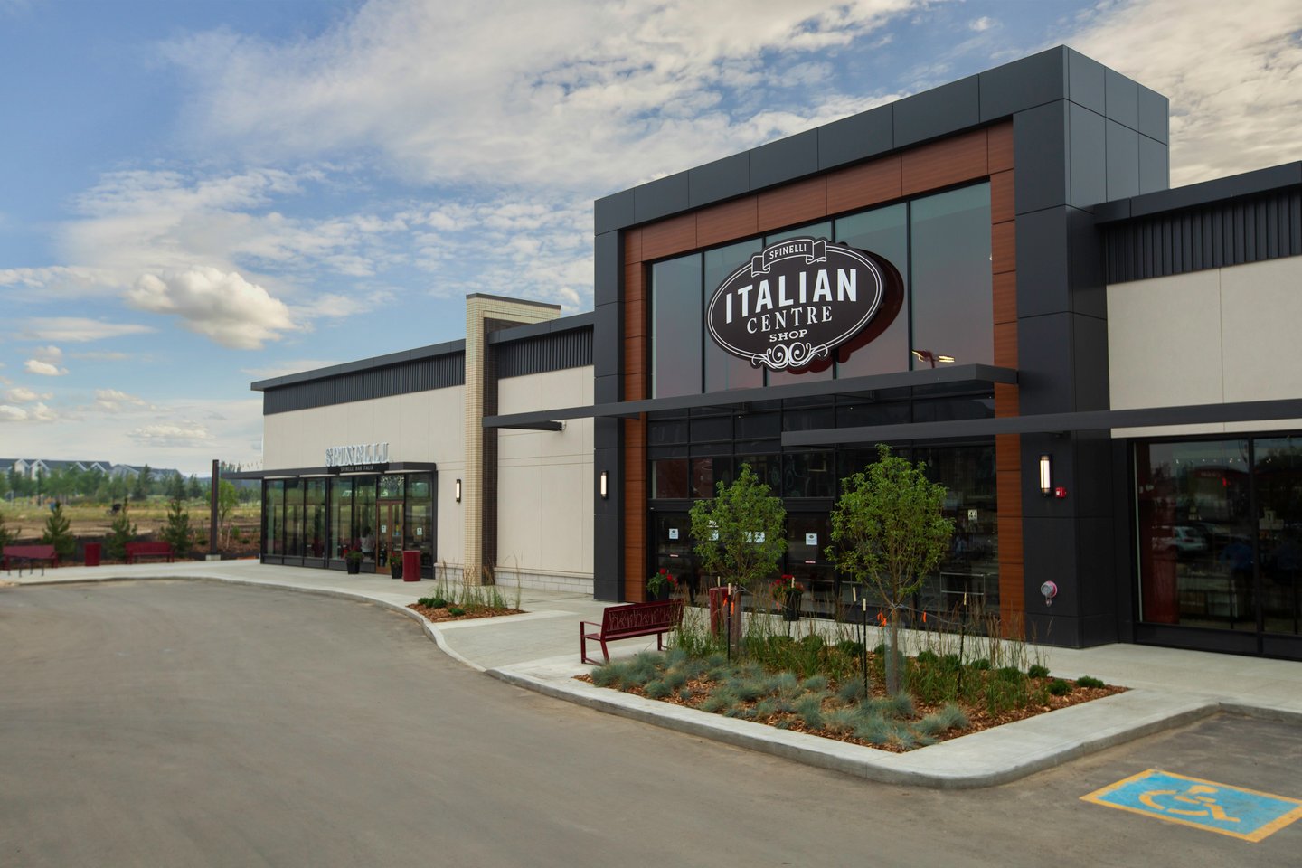 The outside of Italian Centre Shop's fifth location in Alberta