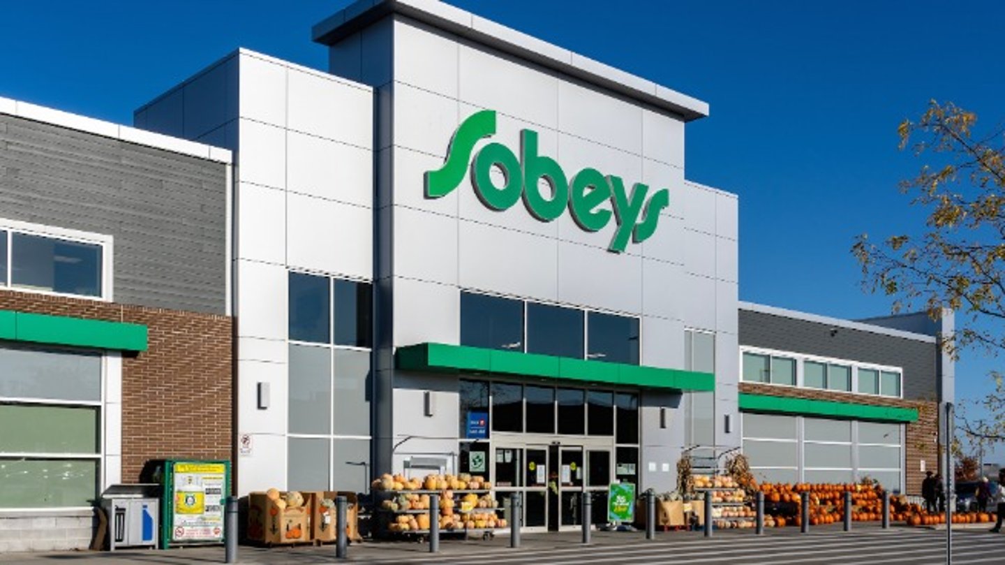 Exterior shot of a Sobeys store