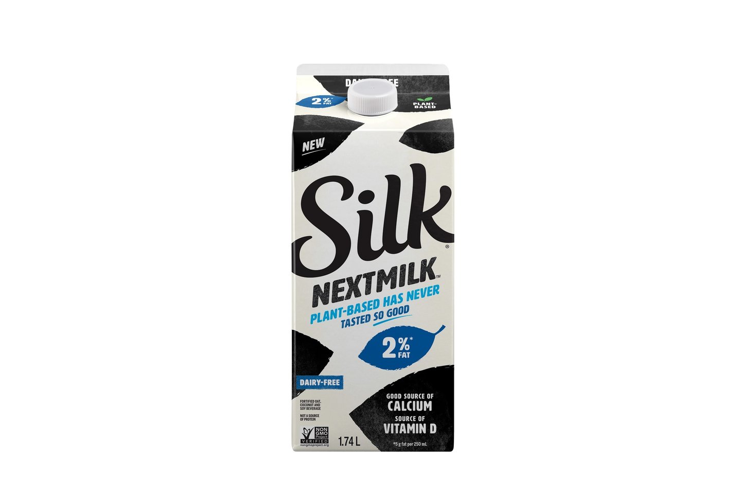Carton of plant-based milk alternative Silk Nextmilk