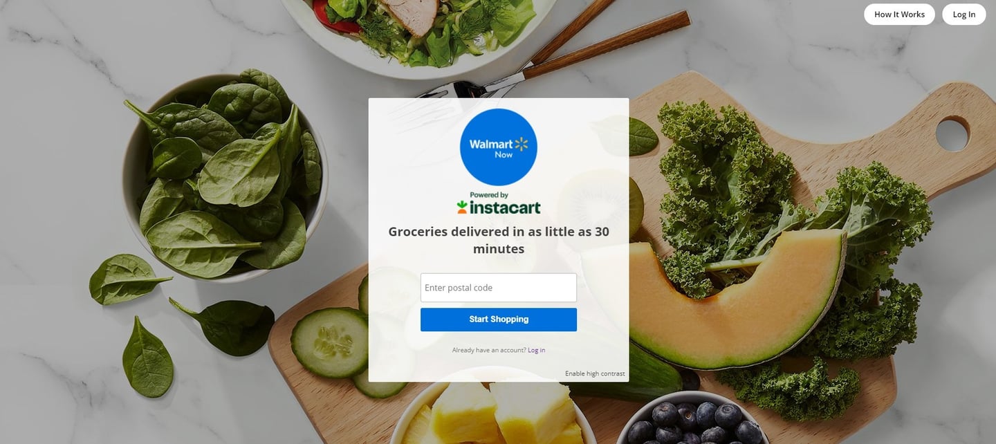 Walmart Canada 30-minute delivery