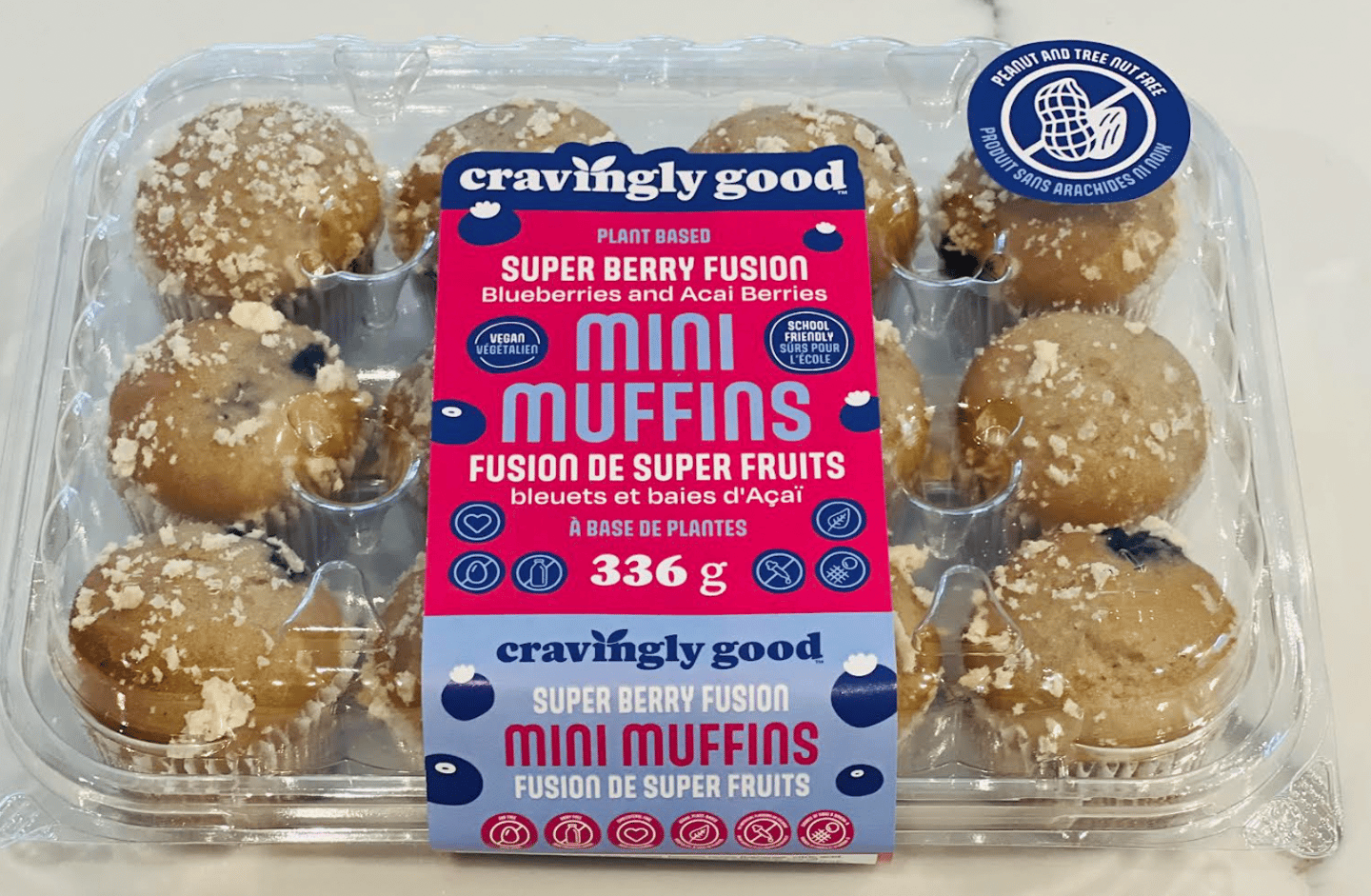 Cravingly Good Mini Muffins Berry