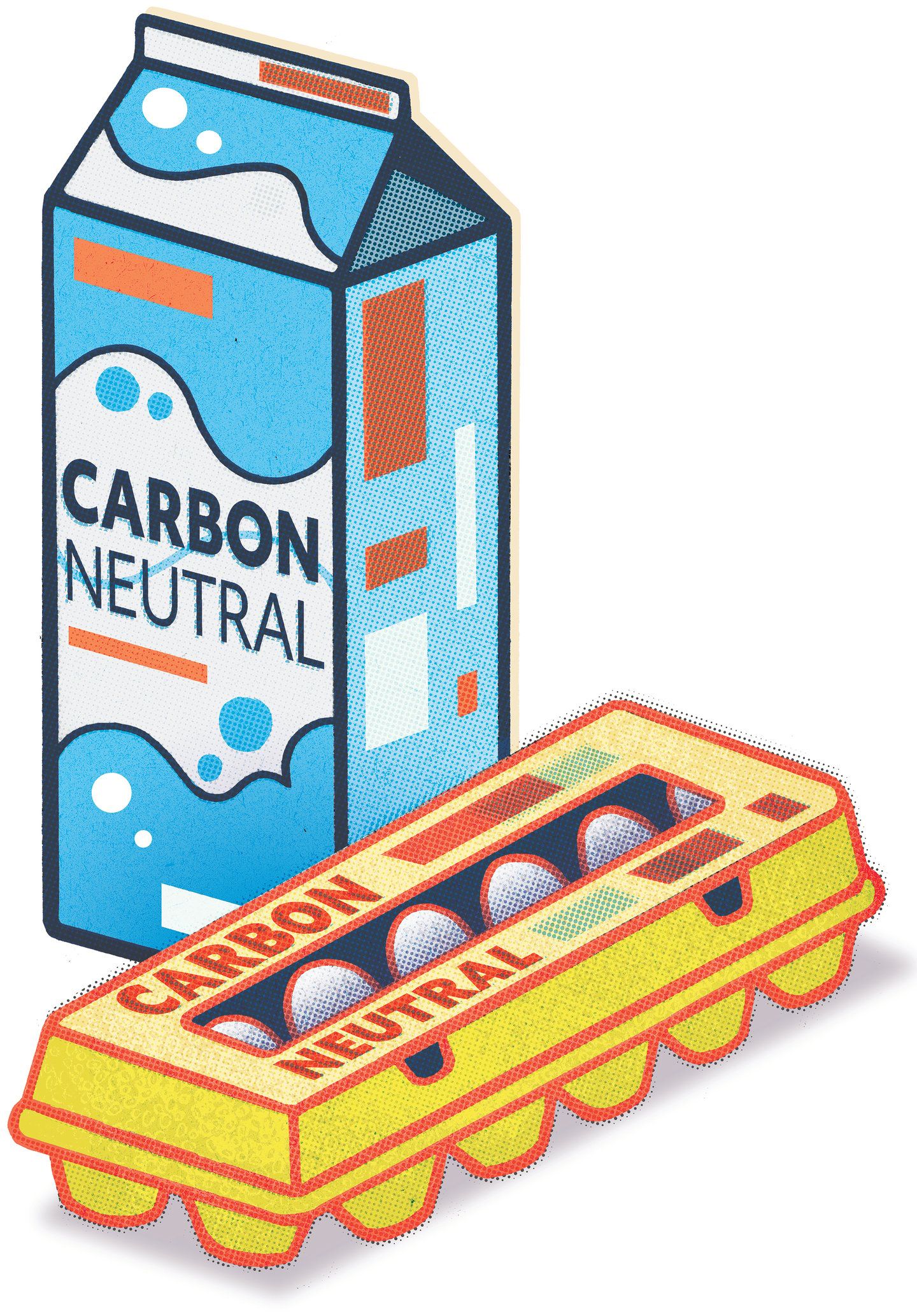 blair kelly illustration carbon neutral food