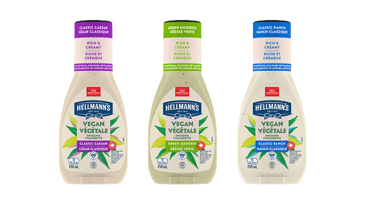 Hellmann's vegan salad dressings