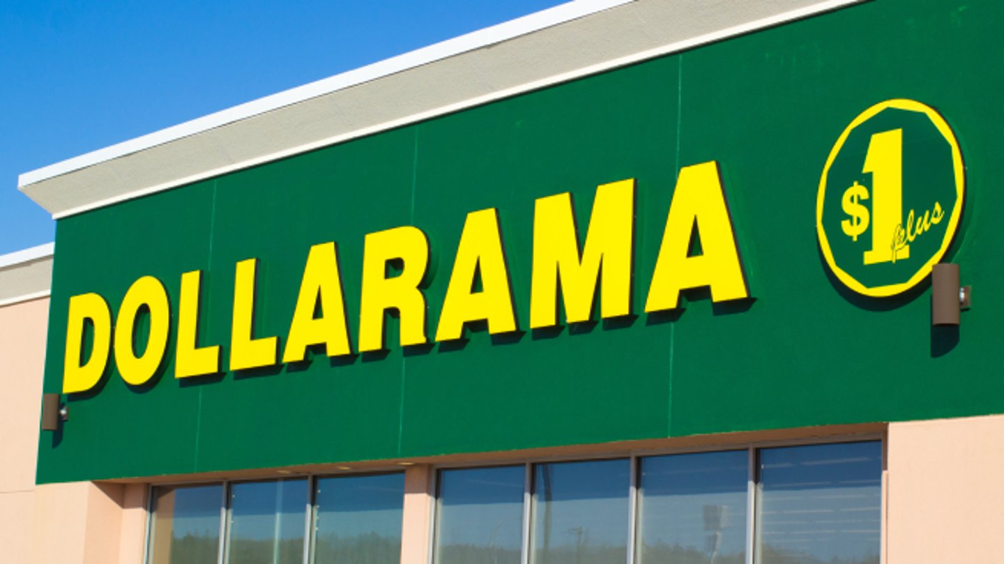 teaser exterior shot of dollarama