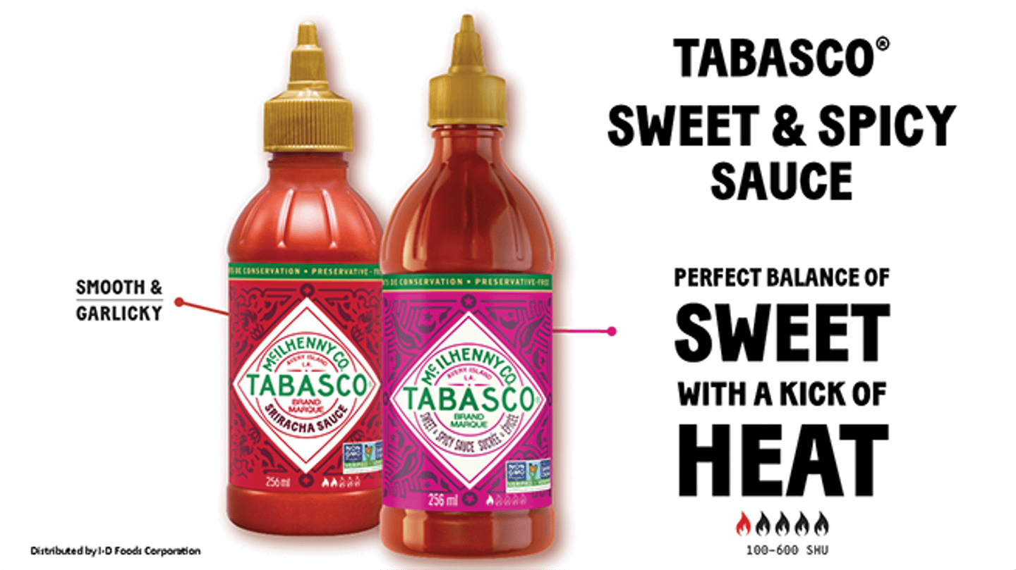 Tabasco bottles