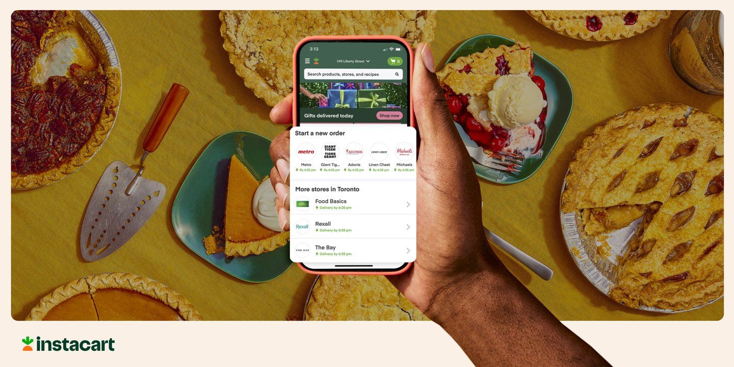 instacart homepage