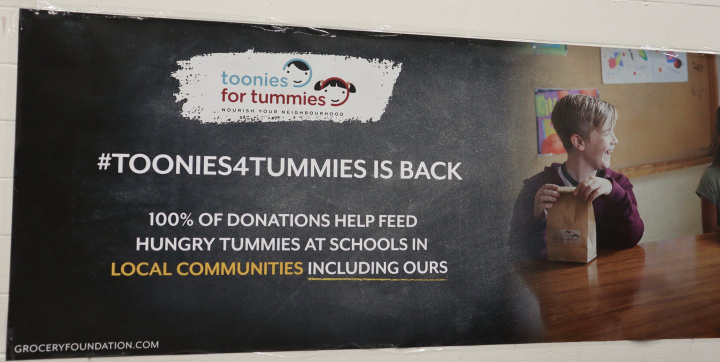 Toonies for Tummies supports close to 3,000 student nutrition programs