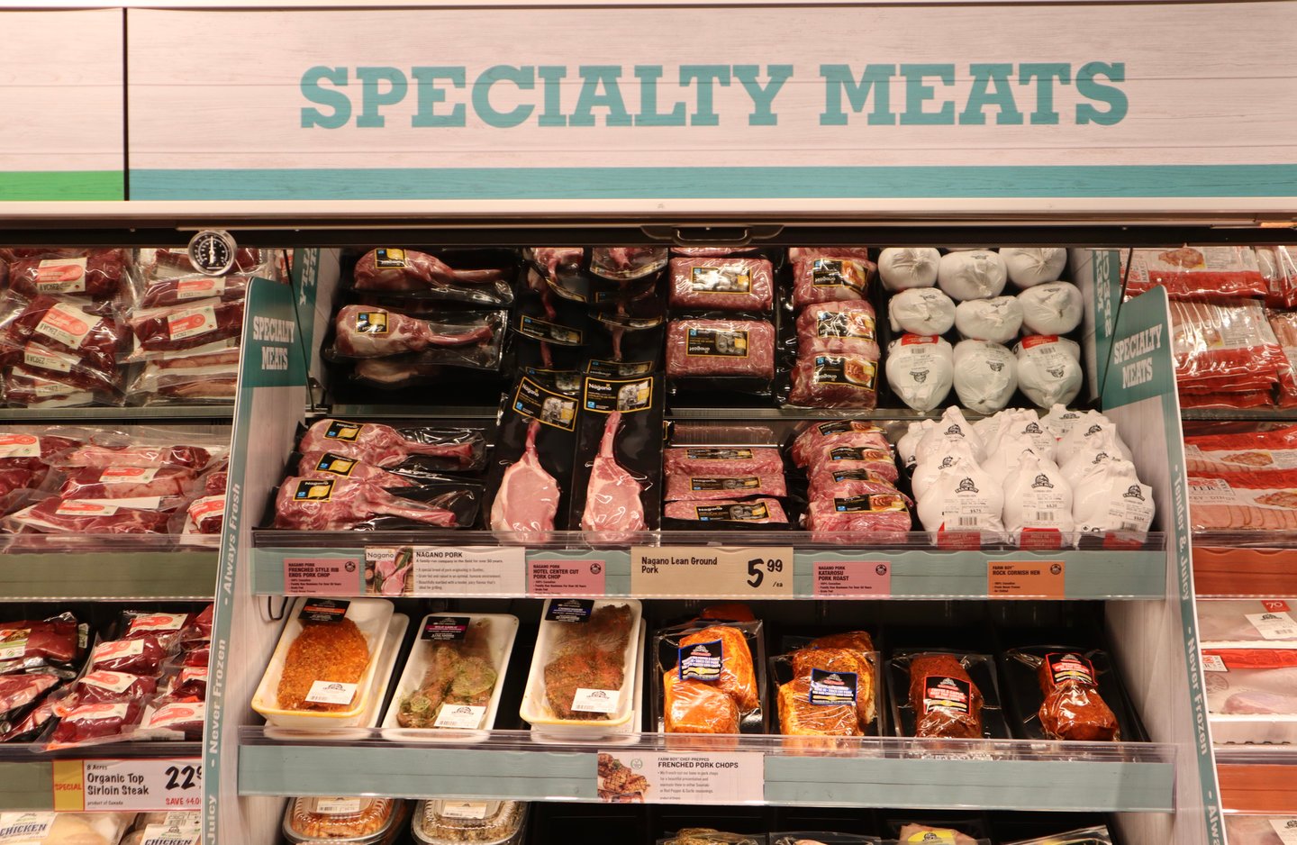 The Sugar Wharf location also serves up a variety of specialty Meats