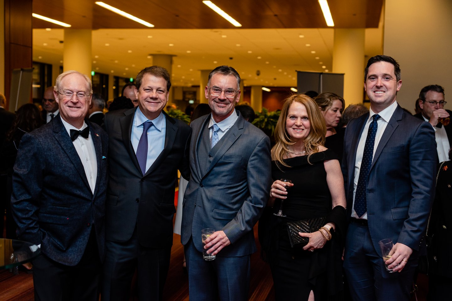 VIP Reception – L to R – Tom Shurrie (CFIG), Michael Medline (Sobeys), Brock Furlong (Stampede Meats and TGF Board Treasurer), Margaret Hudson (Burnbrae Farms), John McFall (Burnbrae Farms)