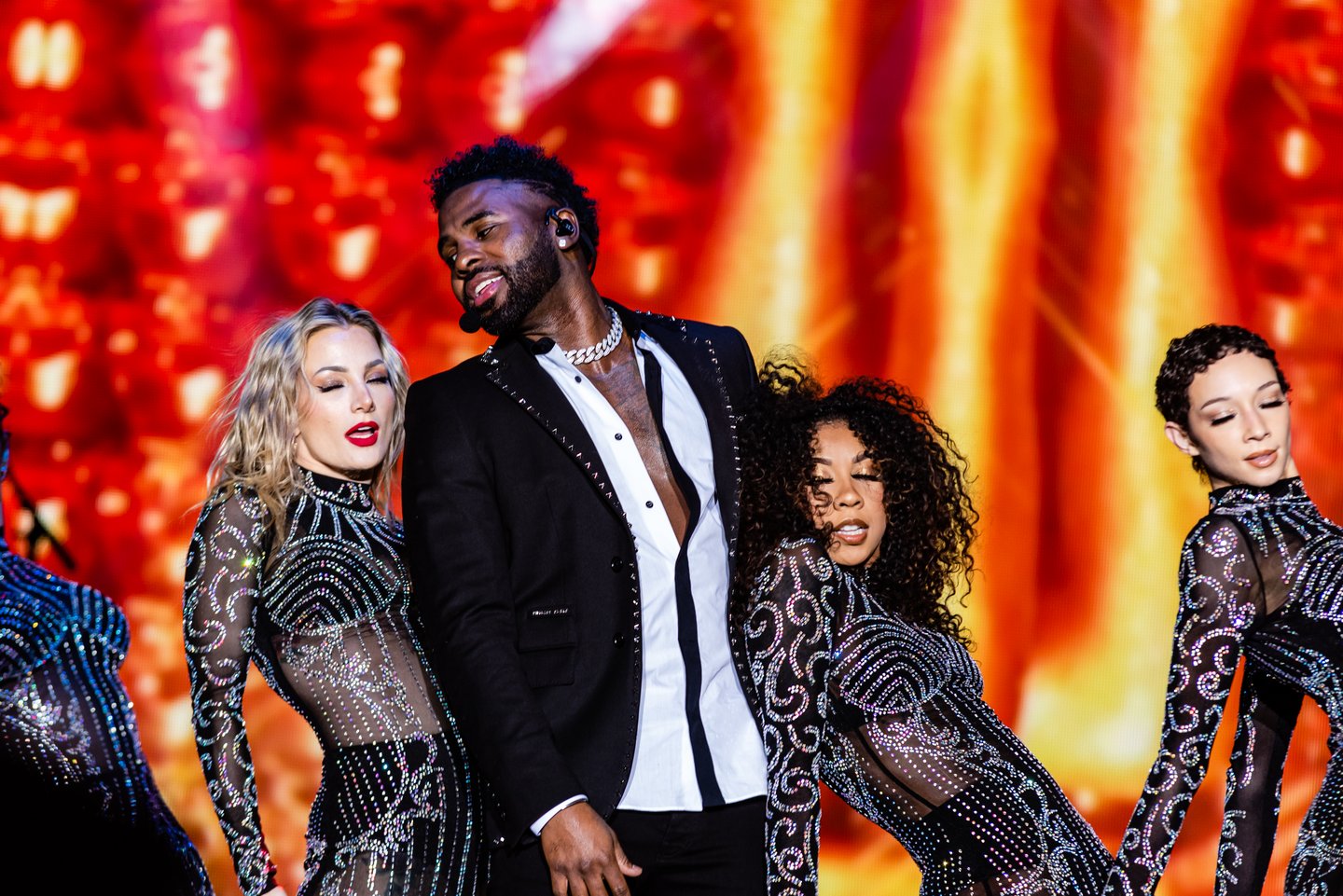 Jason Derulo in concert at the night to nurture gala 2023