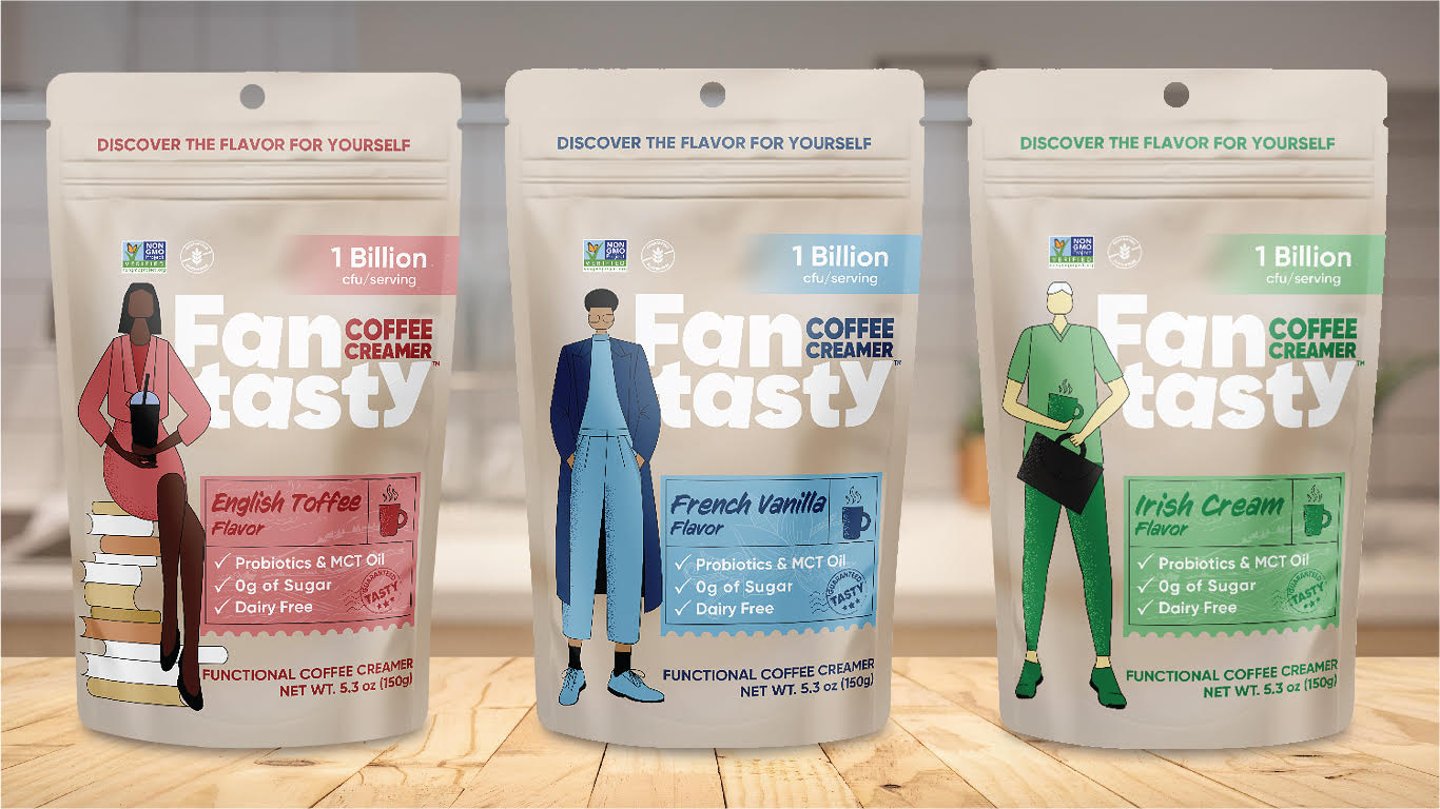 Fun-tasty coffee creamers