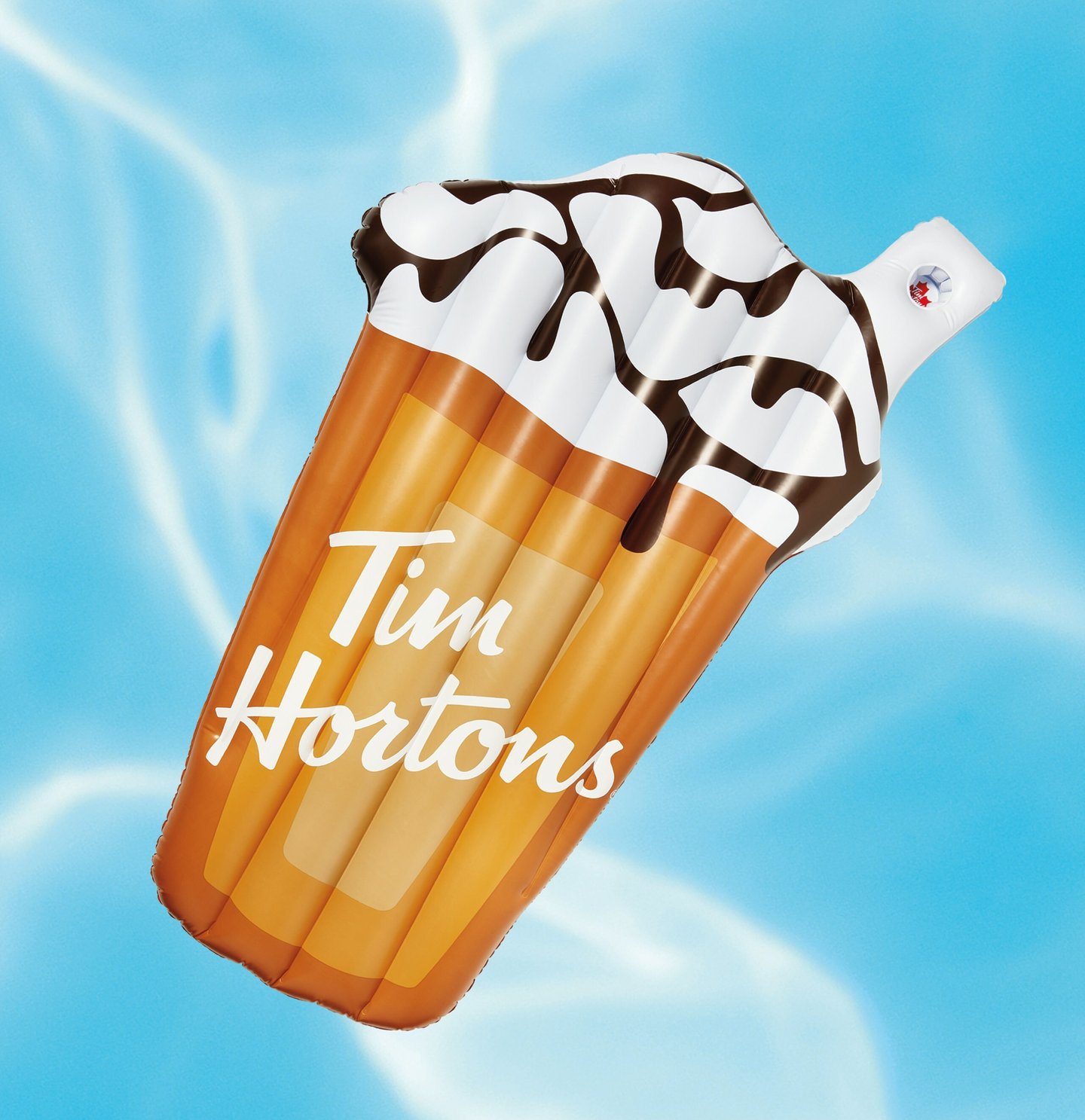 tim hortons iced capp pool floatie