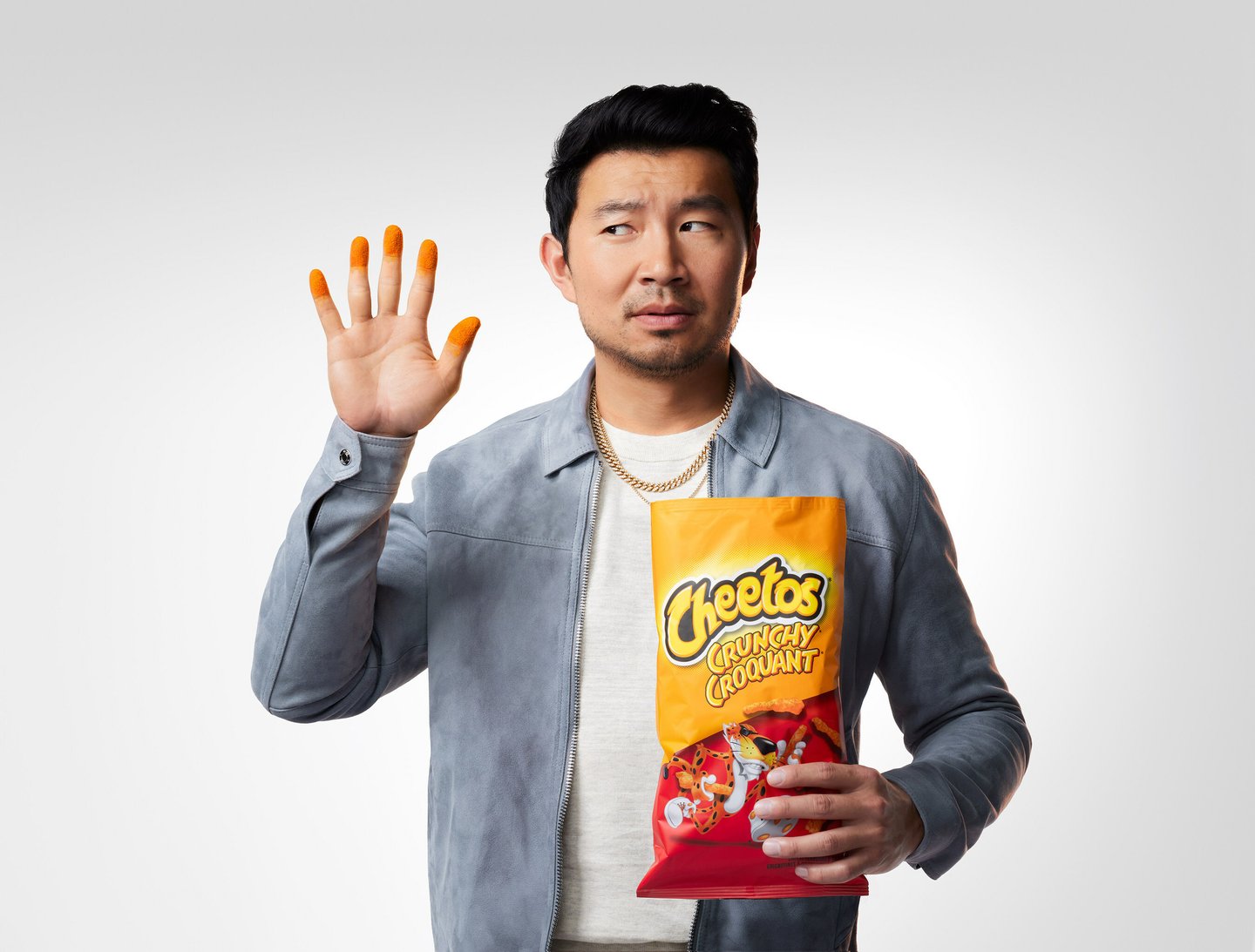 simu liu x cheetos canada