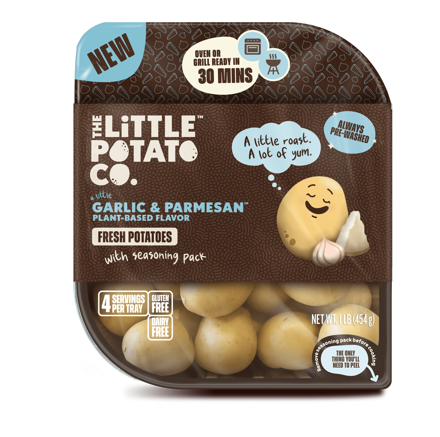 A pack of A Little Garlic & Parmesan Oven or Grill Ready Kit 