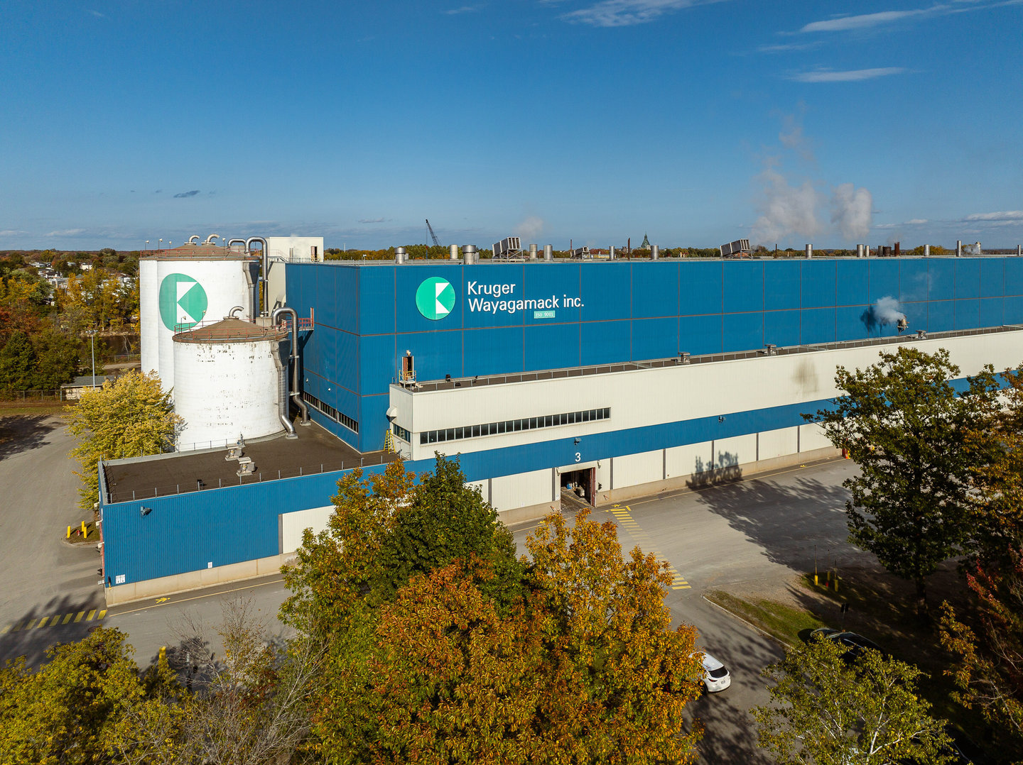 Kruger's Wayagamack Mill in Trois-Rivières, Que.