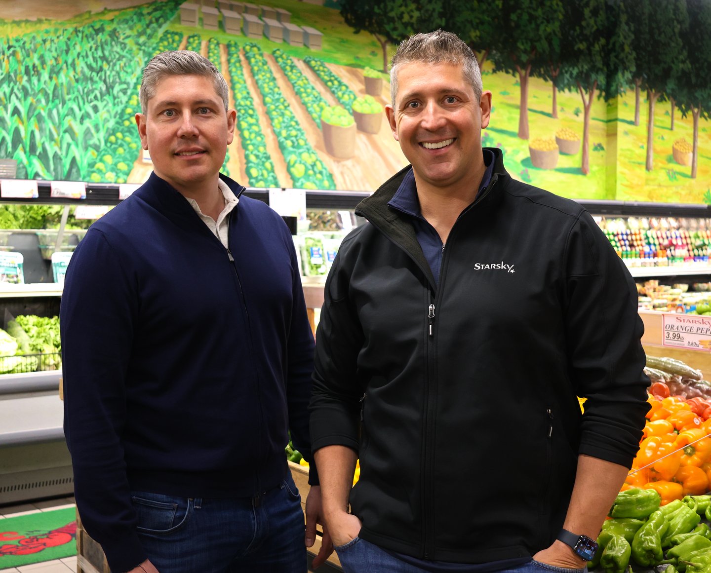 Starsky vice-president Peter Sikorski on the left and CEO Patrick Sikorski on the right.