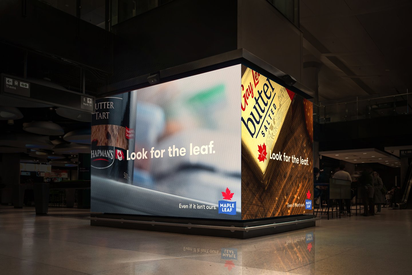 maple leaf foods look for the leaf campaign