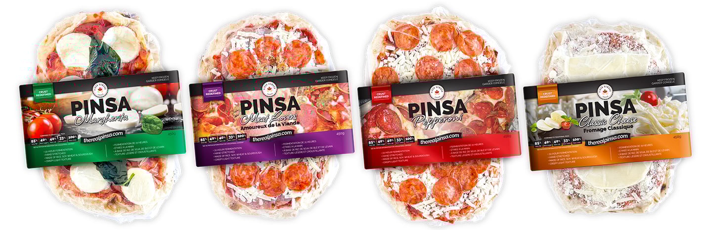 The Real Pinsa by Pinsa Romana Canada pizzas