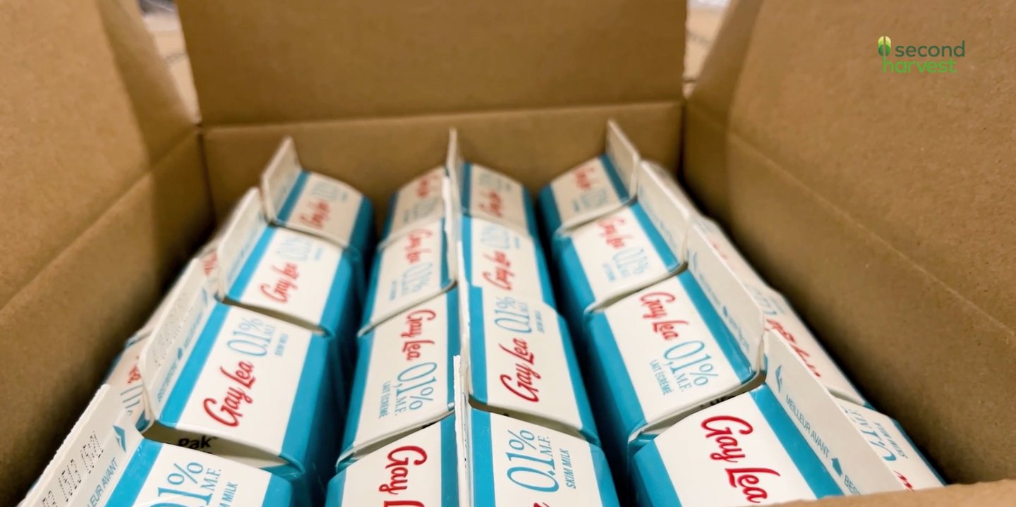 gay lea foods second harvest donation