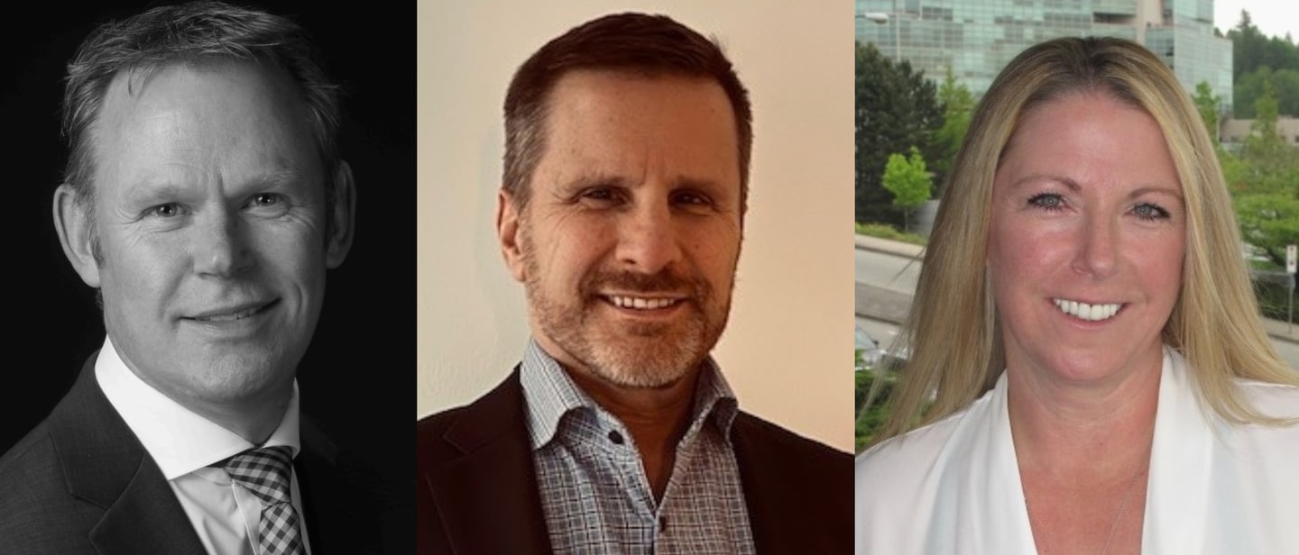 L-R: Palle Knudsen, Stefan Guminski and Kristine Smith / georgia main food group