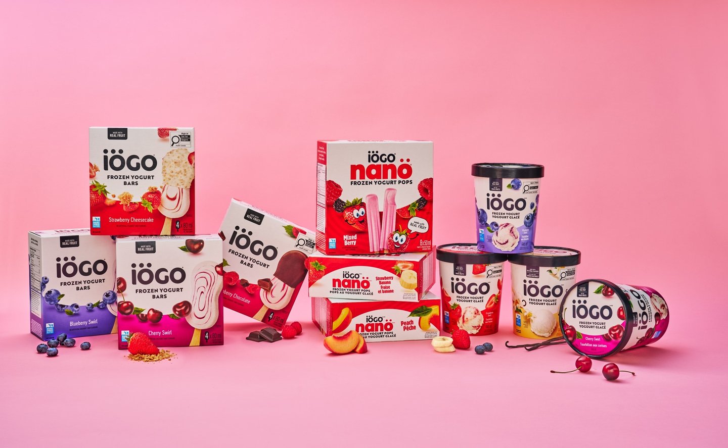 iÖGO frozen yogurt products