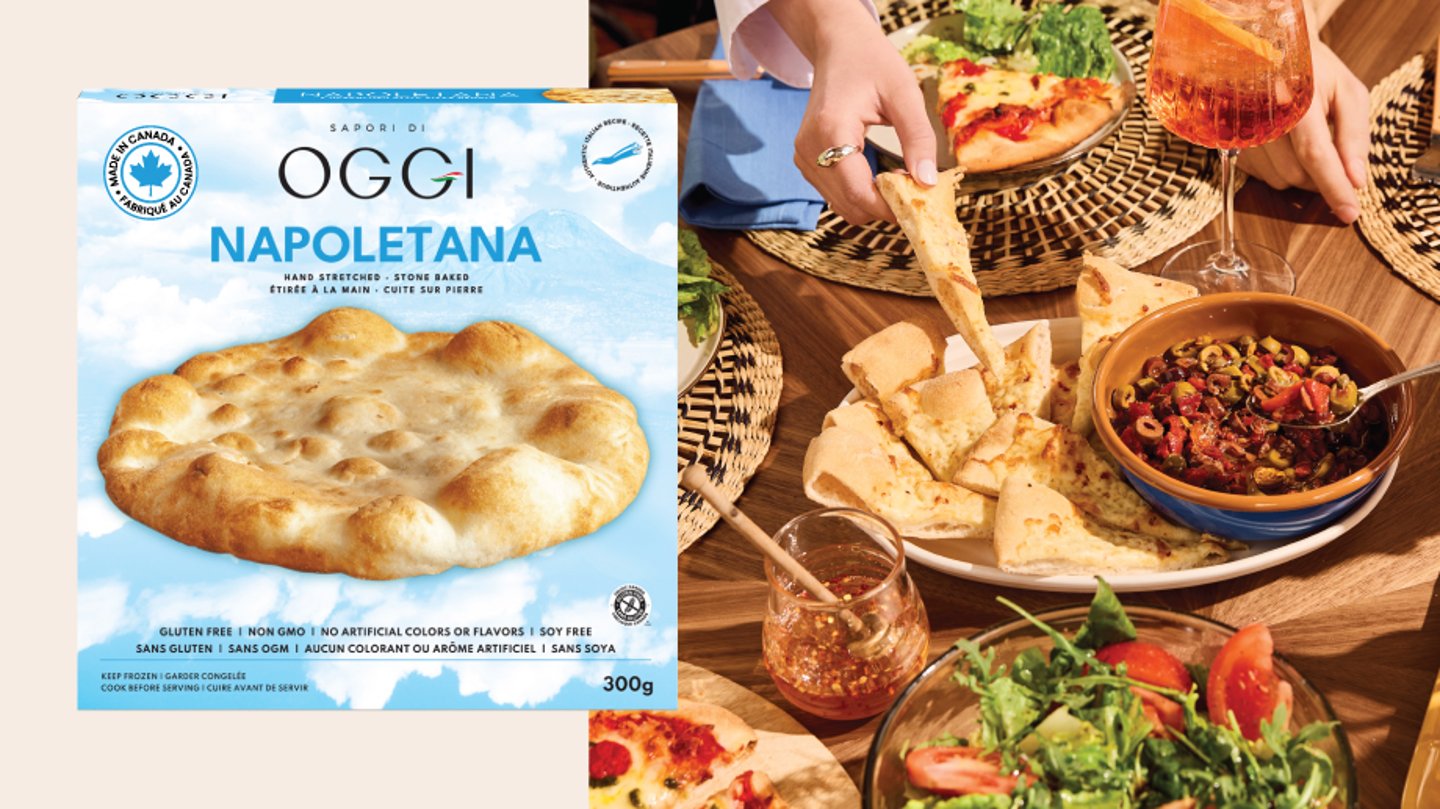 A box of OGGI crust