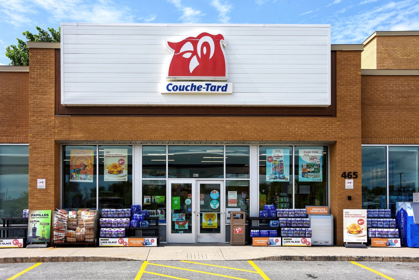 Outside a Couche-Tard convenience store in Gatineau, Que.