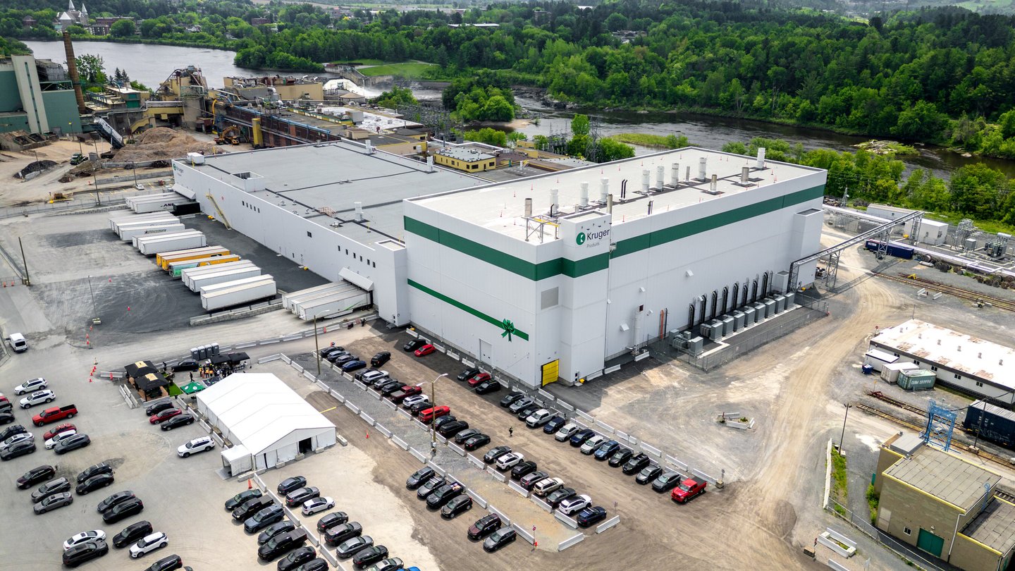 kruger products LDC plant in sherbrooke quebec