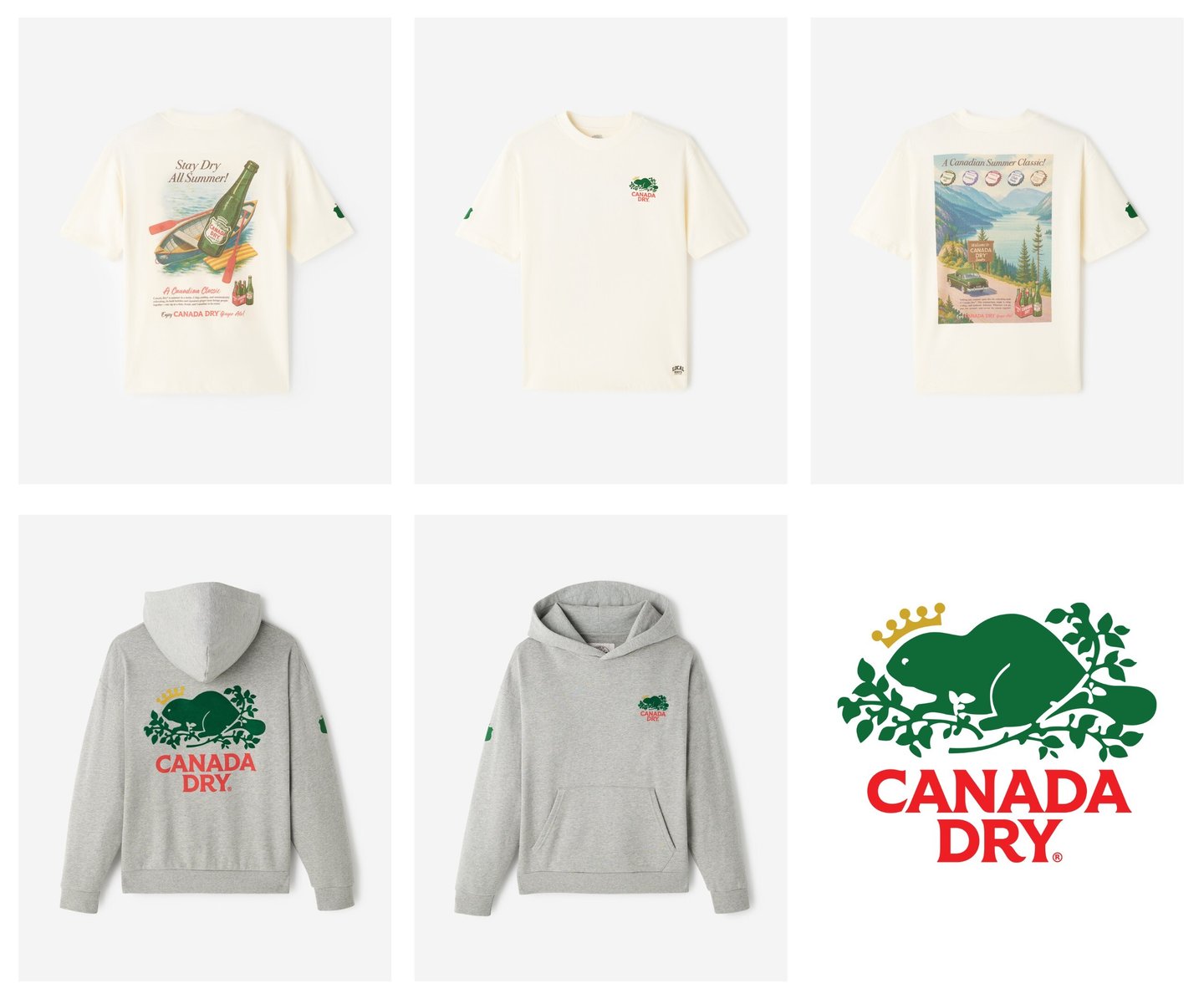 canada dry x roots summer capsule collection