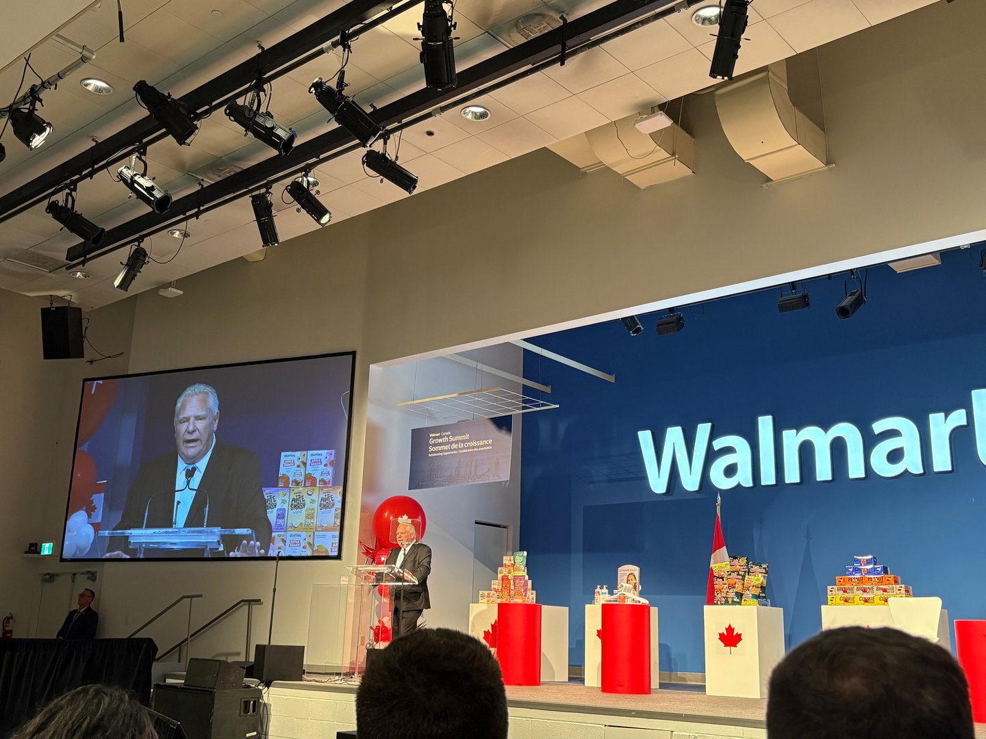doug ford speaking at walmart canada's growth summit