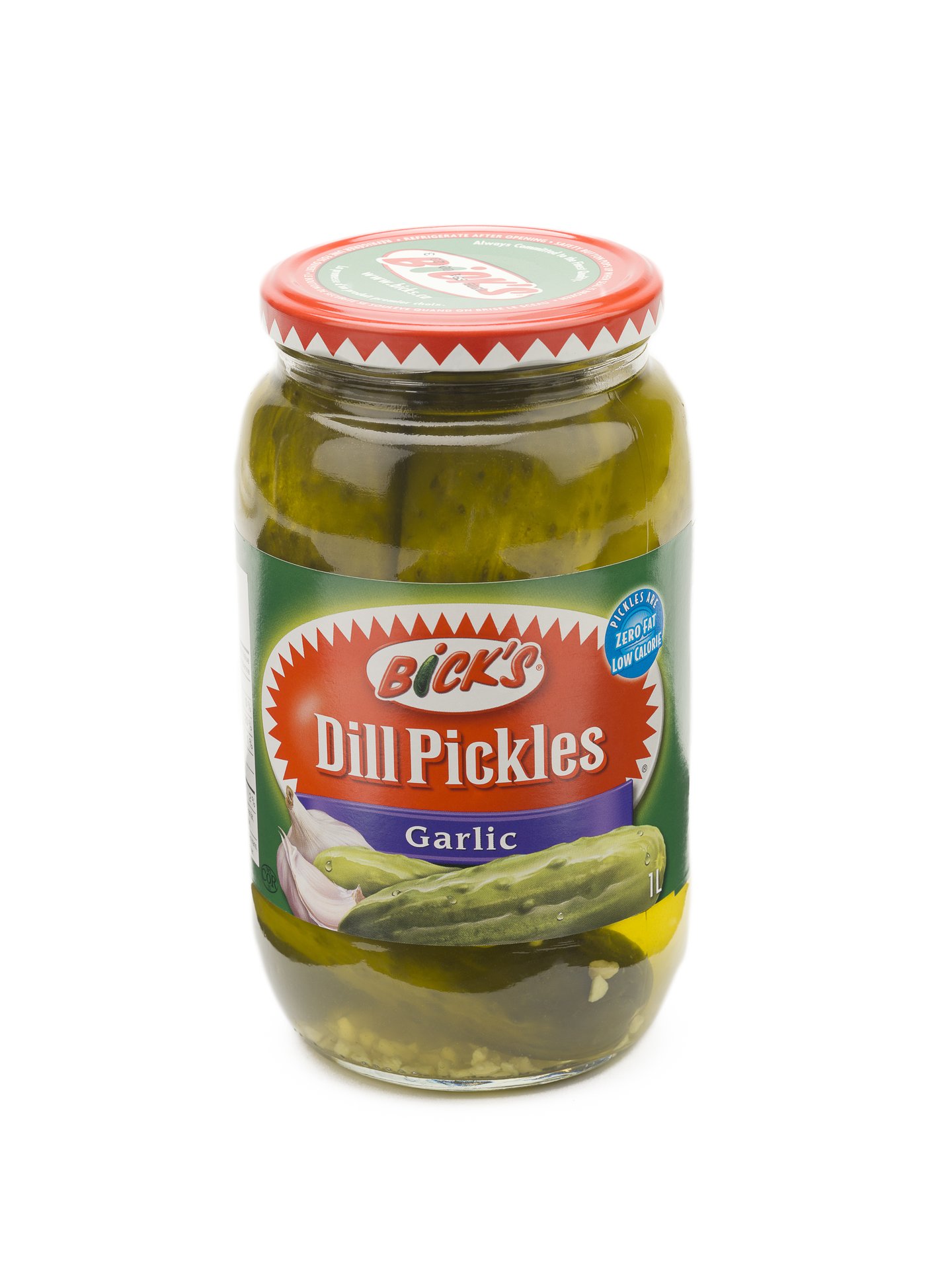 A jar of Bick's Dill Pickles