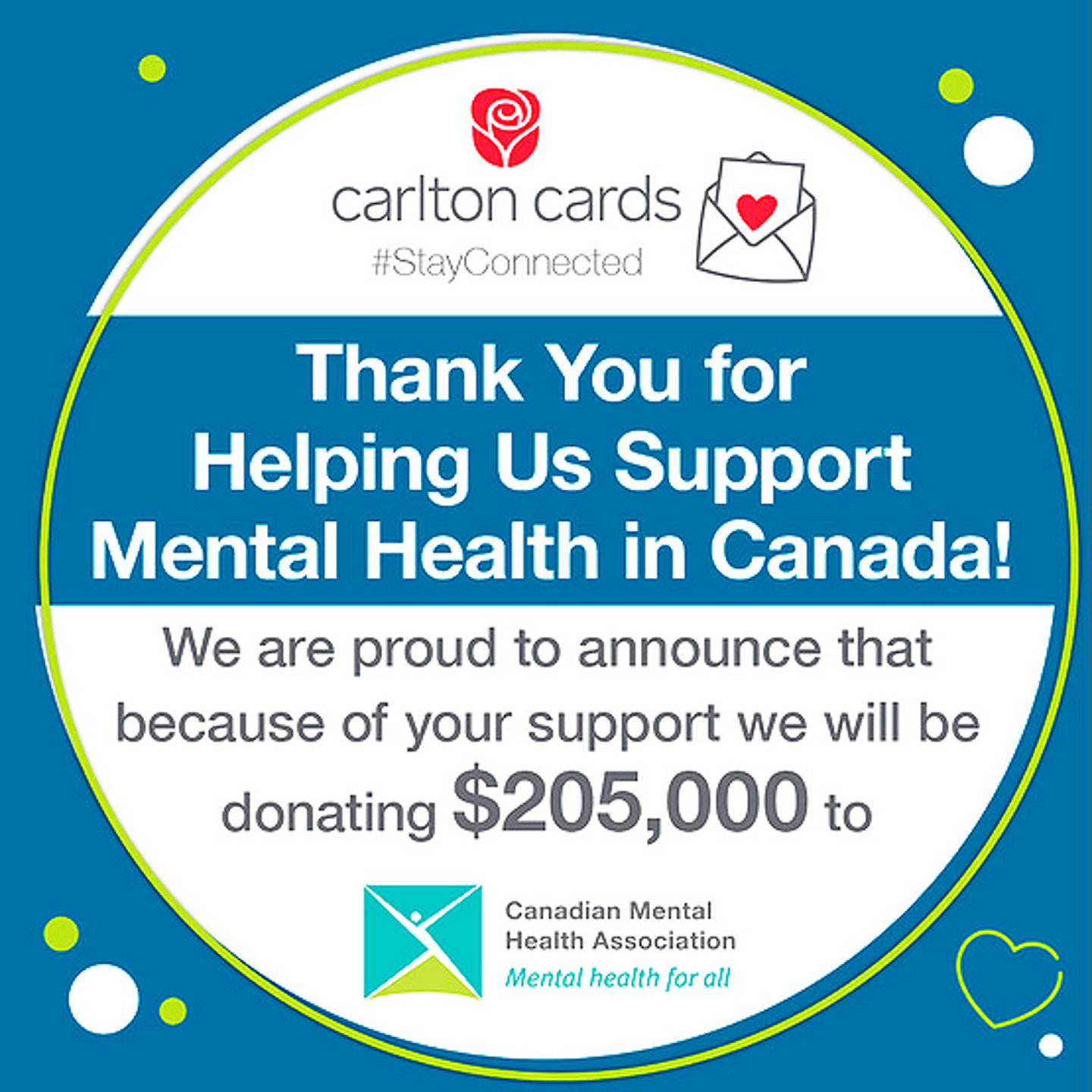 Carlton Cards Support Mental Healthy 2024 Campaign