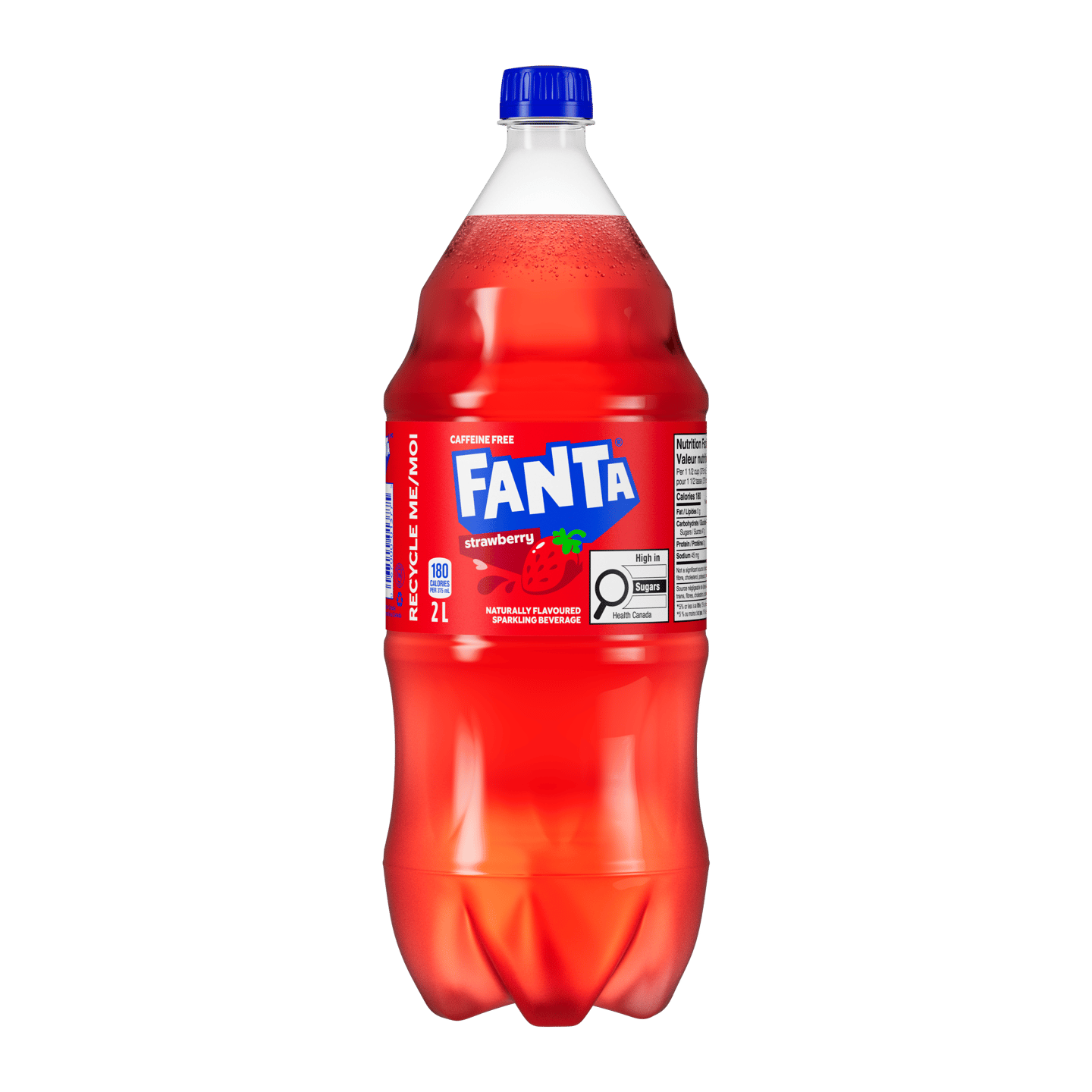 a bottle of Strawberry Fanta