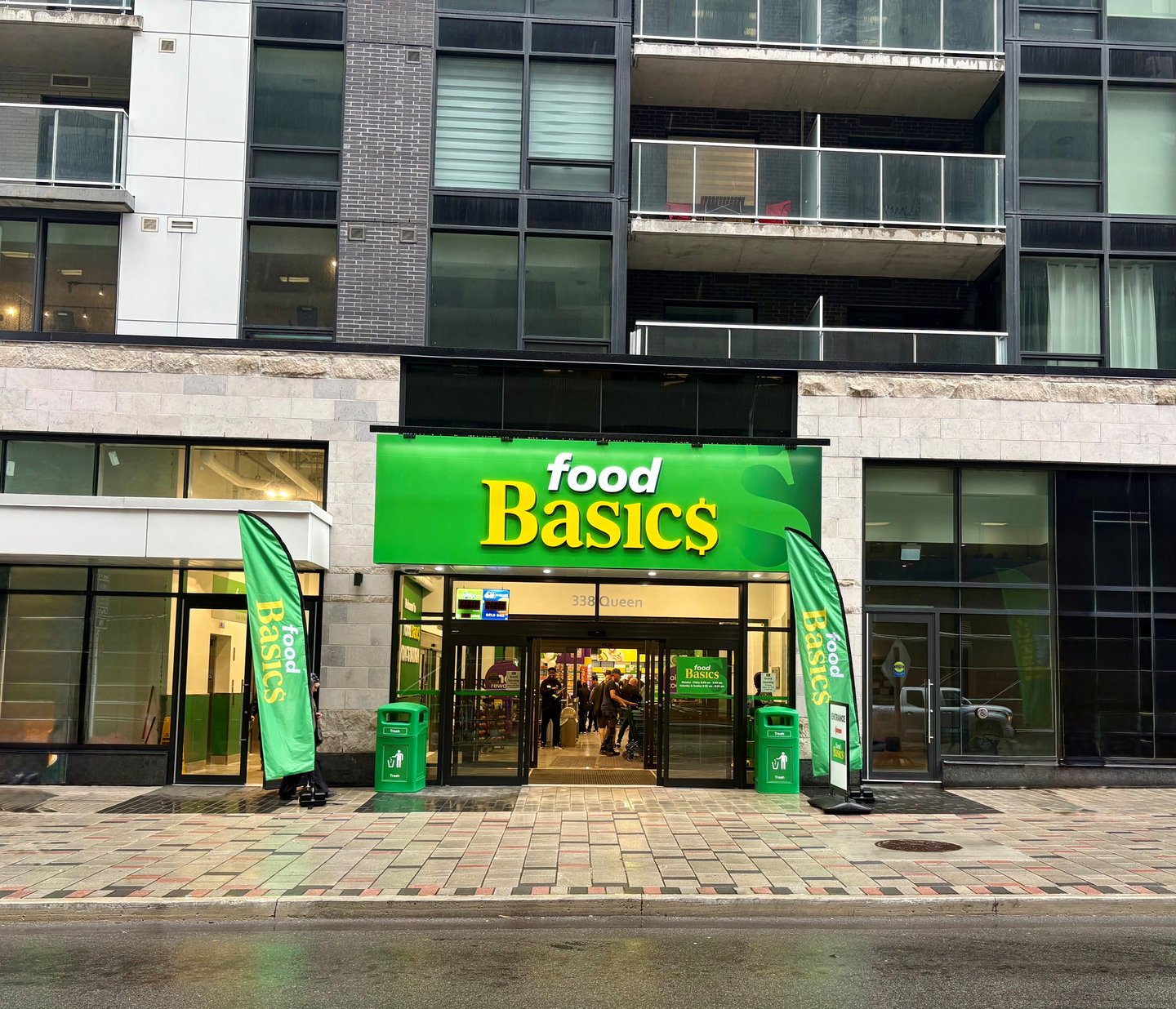 Exterior shot of Food Basics' concept store in Ottawa