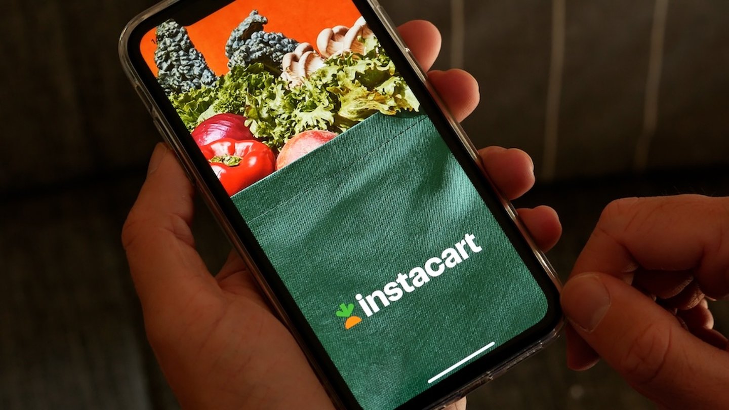 Instacart image on phone