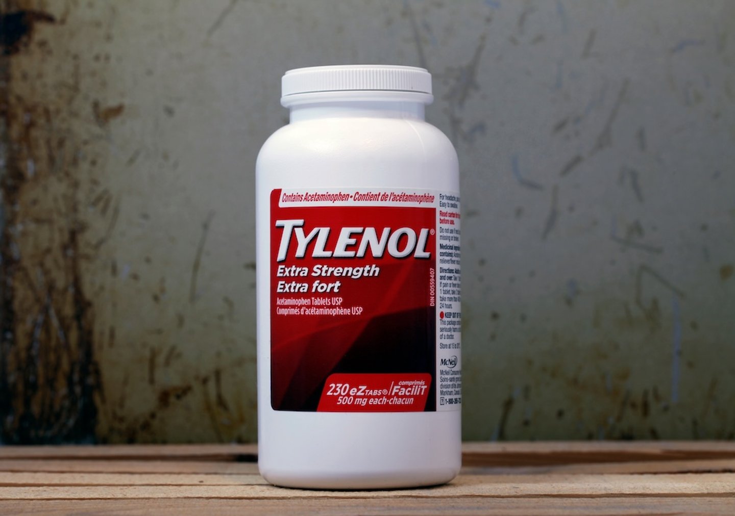 Bottle of Tylenol 
