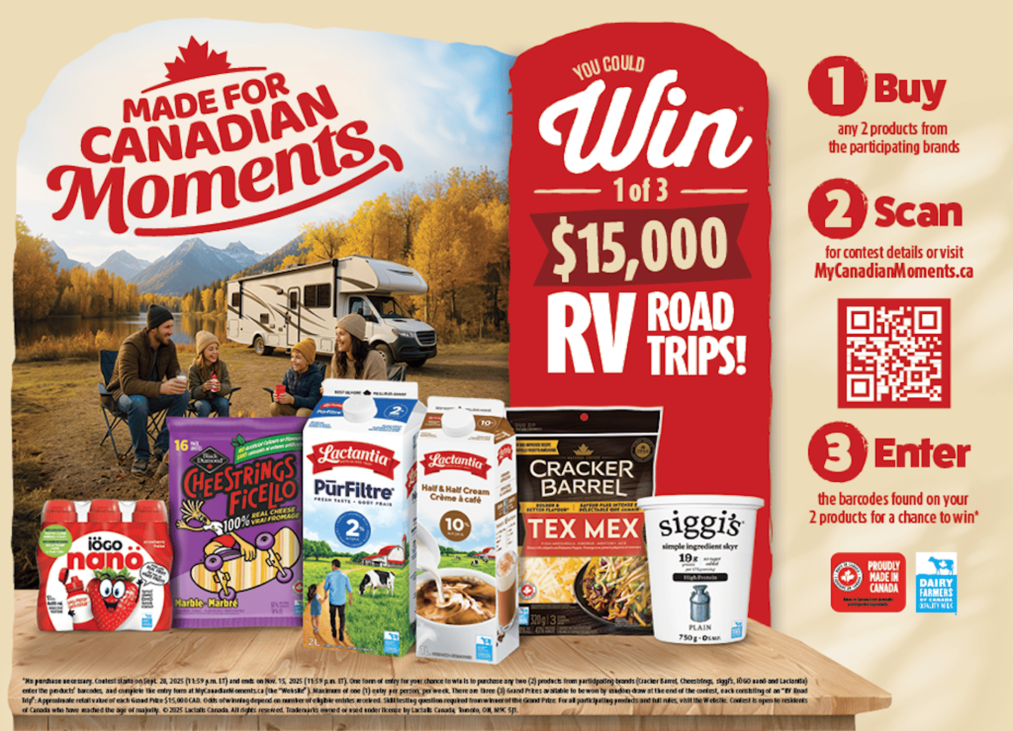 Lactalis canadian moments campaign 