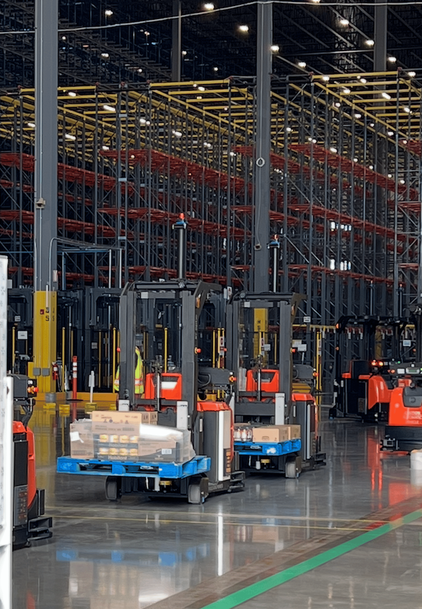 autonomous forklift in Walmart's ADC 