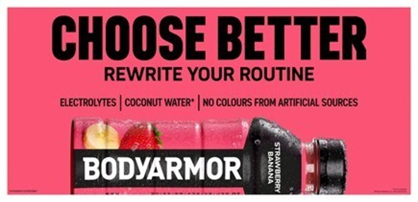 BodyArmor's Choose Better campaign image