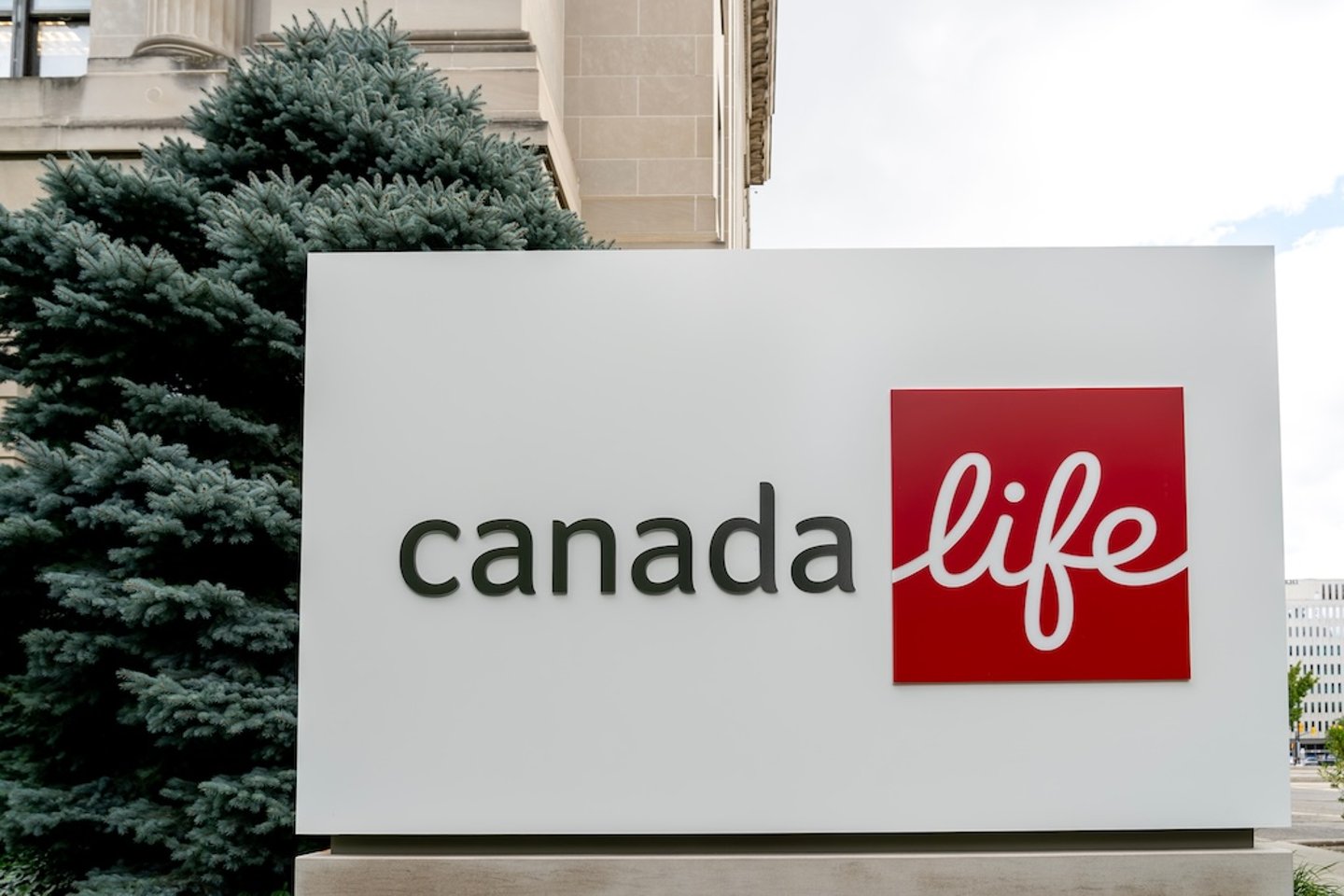 Canada Life sign on building in Toronto 